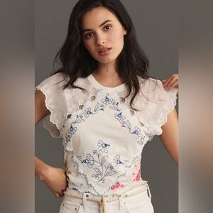 Anthropologie - Hanky Crop Top